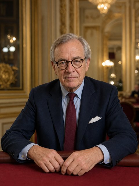 Der Hofrat, Beamter in Pension (mit AI erstelltes Bild)
